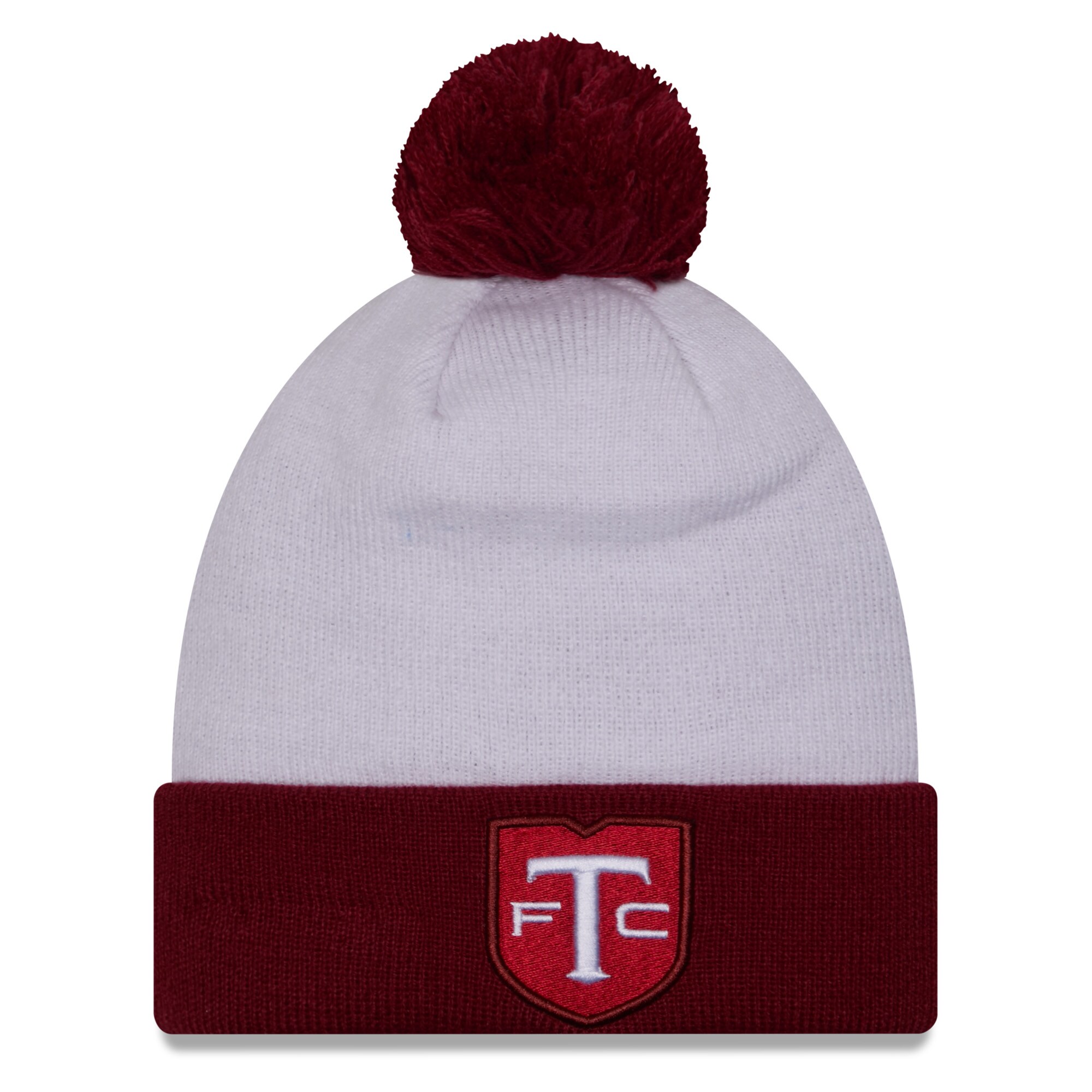 men8217s toronto fc new era white jersey hook cuff knit hat with pom | Inter Miami CF Jerseys, Hats, and MLS Fan Gear