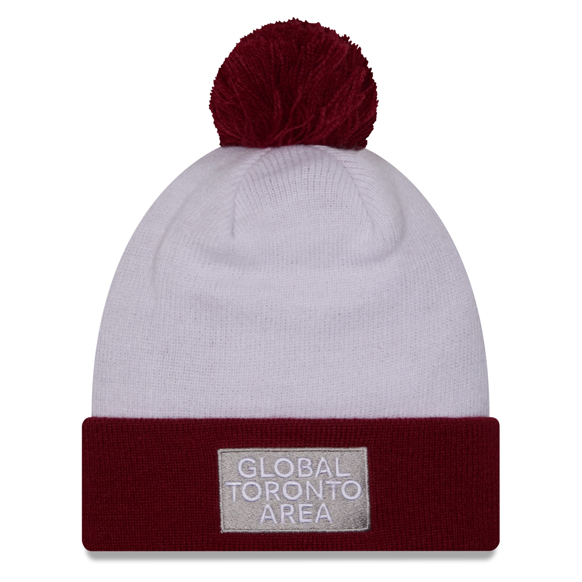 men8217s toronto fc new era white jersey hook cuff knit hat with pom | Inter Miami CF Jerseys, Hats, and MLS Fan Gear