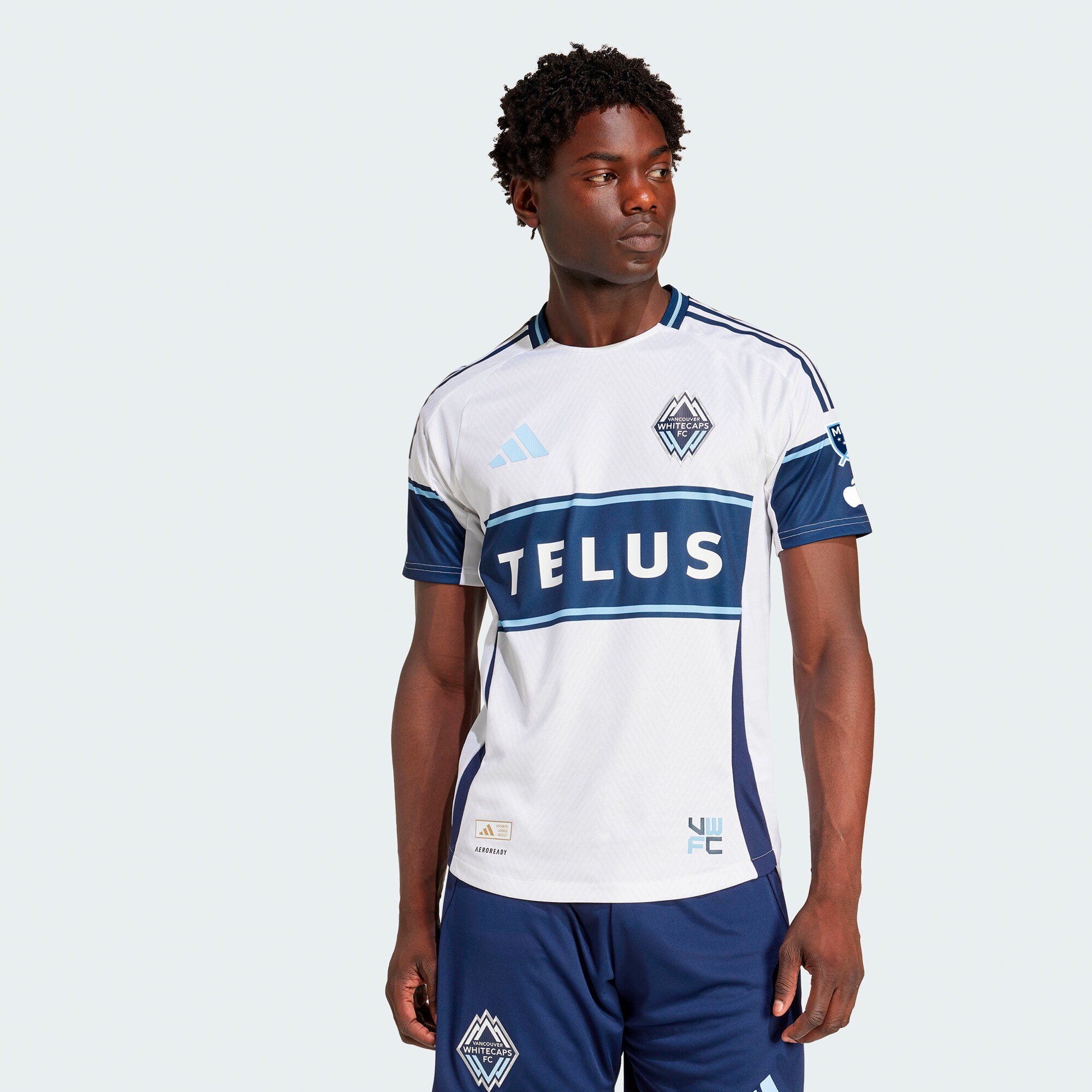men8217s vancouver whitecaps fc adidas white 2025 the peak authentic jersey | Inter Miami CF Jerseys, Hats, and MLS Fan Gear