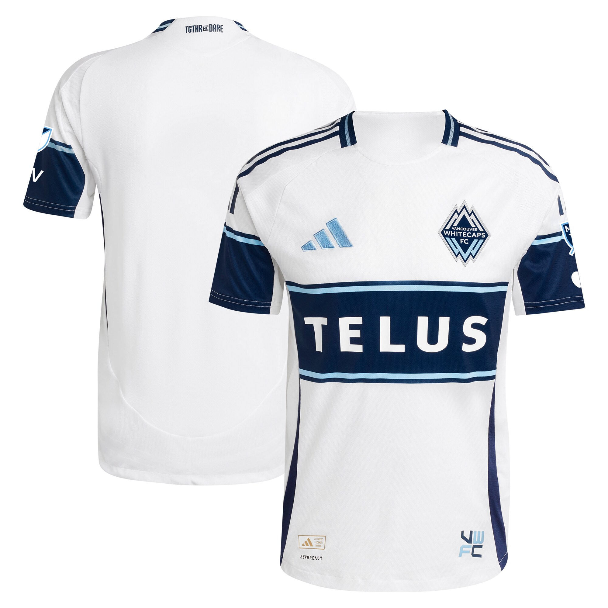 men8217s vancouver whitecaps fc adidas white 2025 the peak authentic jersey | Inter Miami CF Jerseys, Hats, and MLS Fan Gear