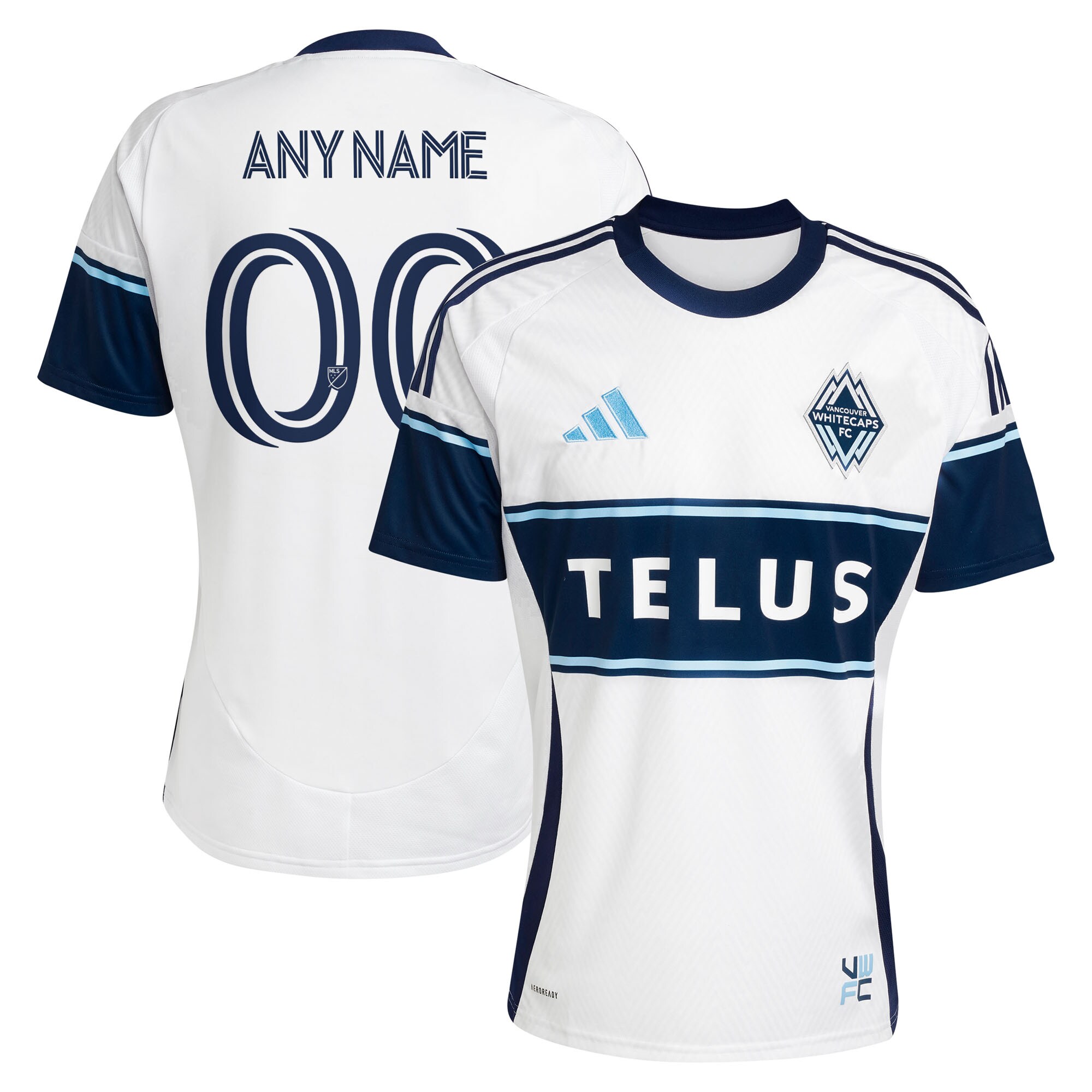 men8217s vancouver whitecaps fc adidas white 2025 the peak replica custom jersey | Inter Miami CF Jerseys, Hats, and MLS Fan Gear