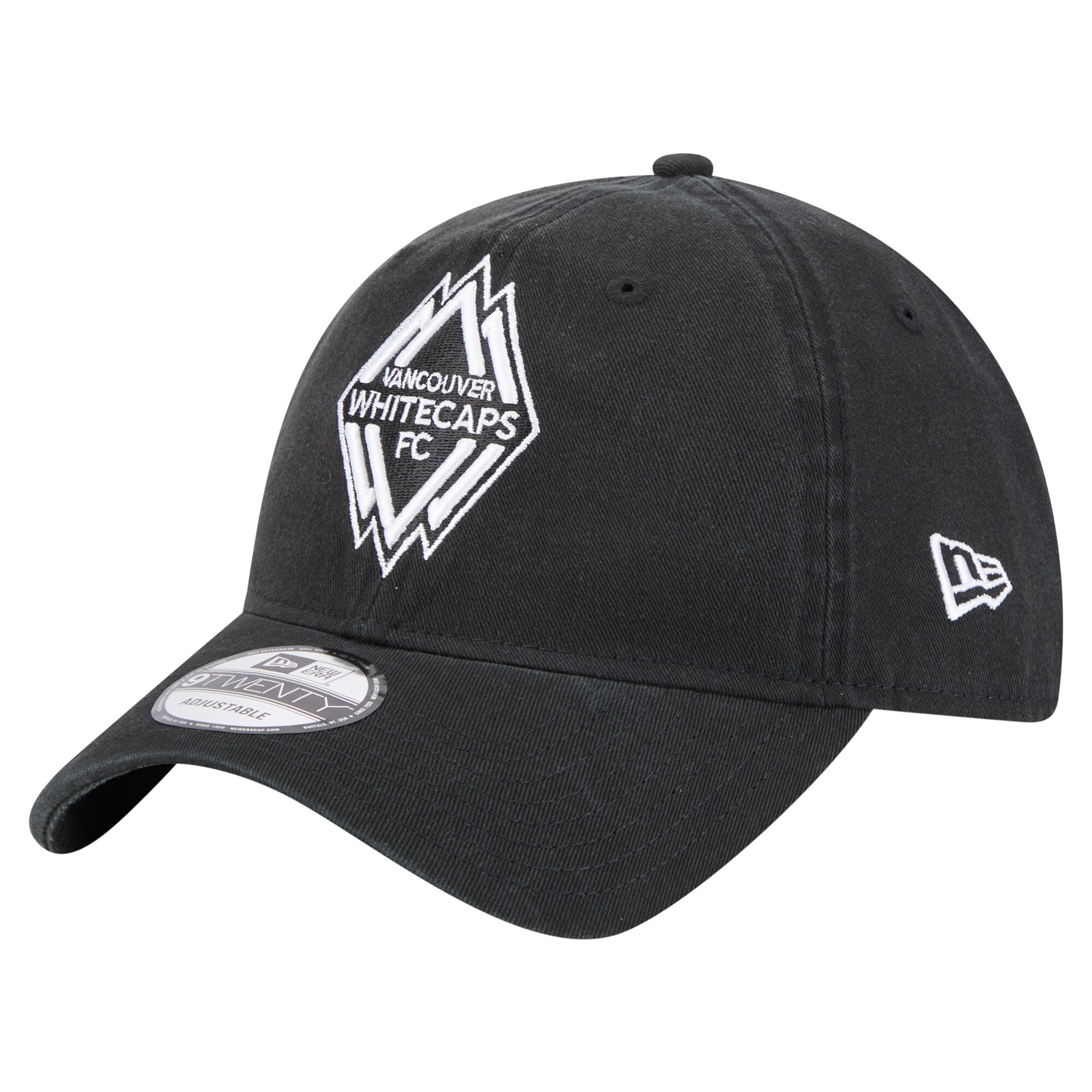 men8217s vancouver whitecaps fc new era black 2025 kickoff 9twenty adjustable hat | Inter Miami CF Jerseys, Hats, and MLS Fan Gear