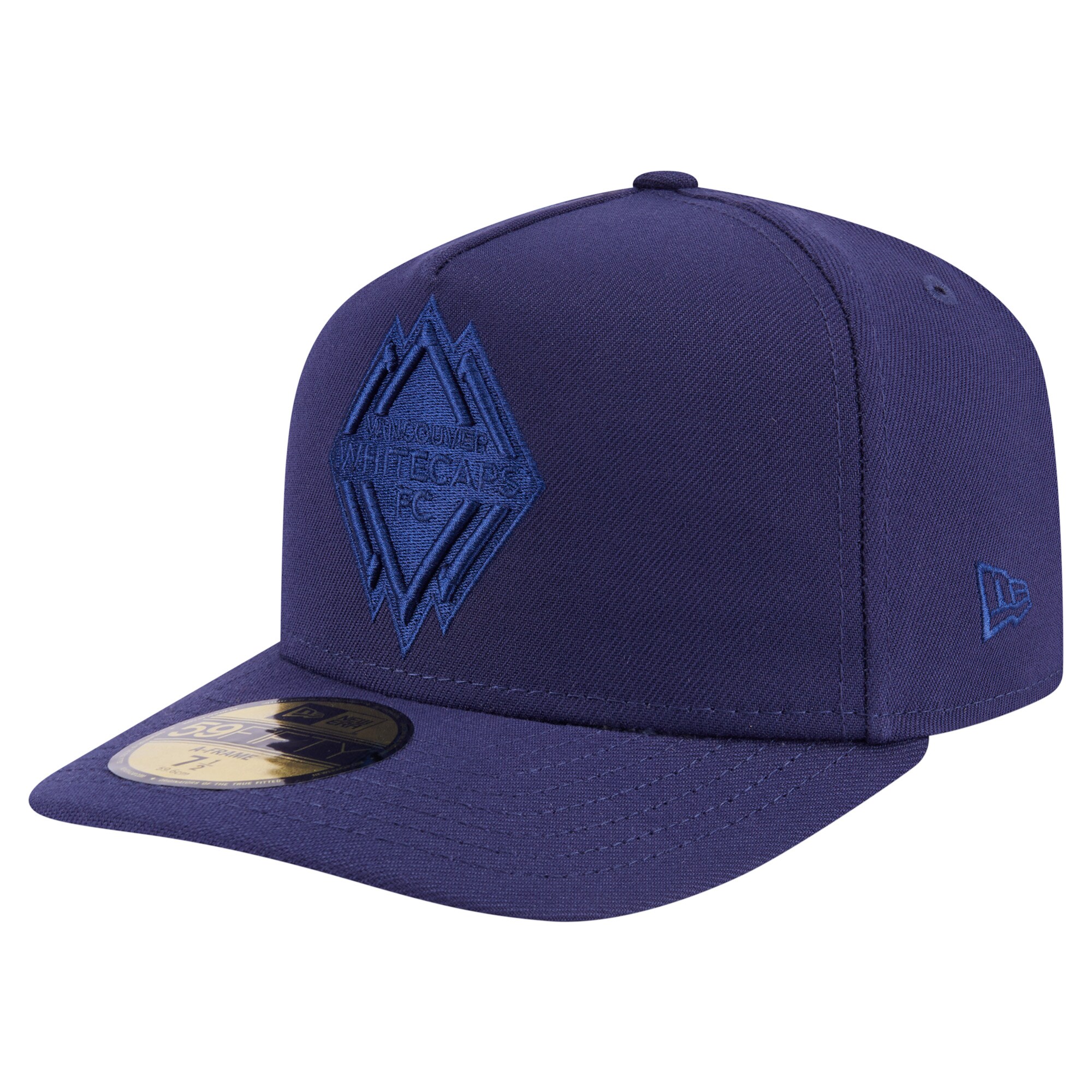 men8217s vancouver whitecaps fc new era navy color pack a-frame 59fifty fitted hat | Inter Miami CF Jerseys, Hats, and MLS Fan Gear
