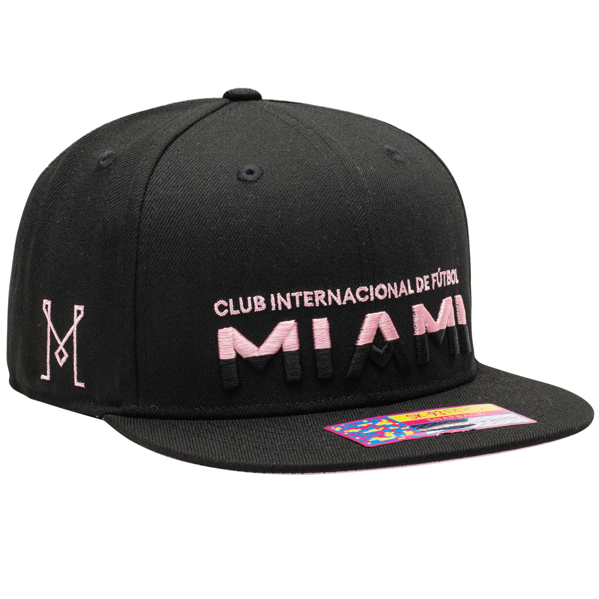 unisex inter miami cf black loyalty snapback hat | Inter Miami CF Jerseys, Hats, and MLS Fan Gear