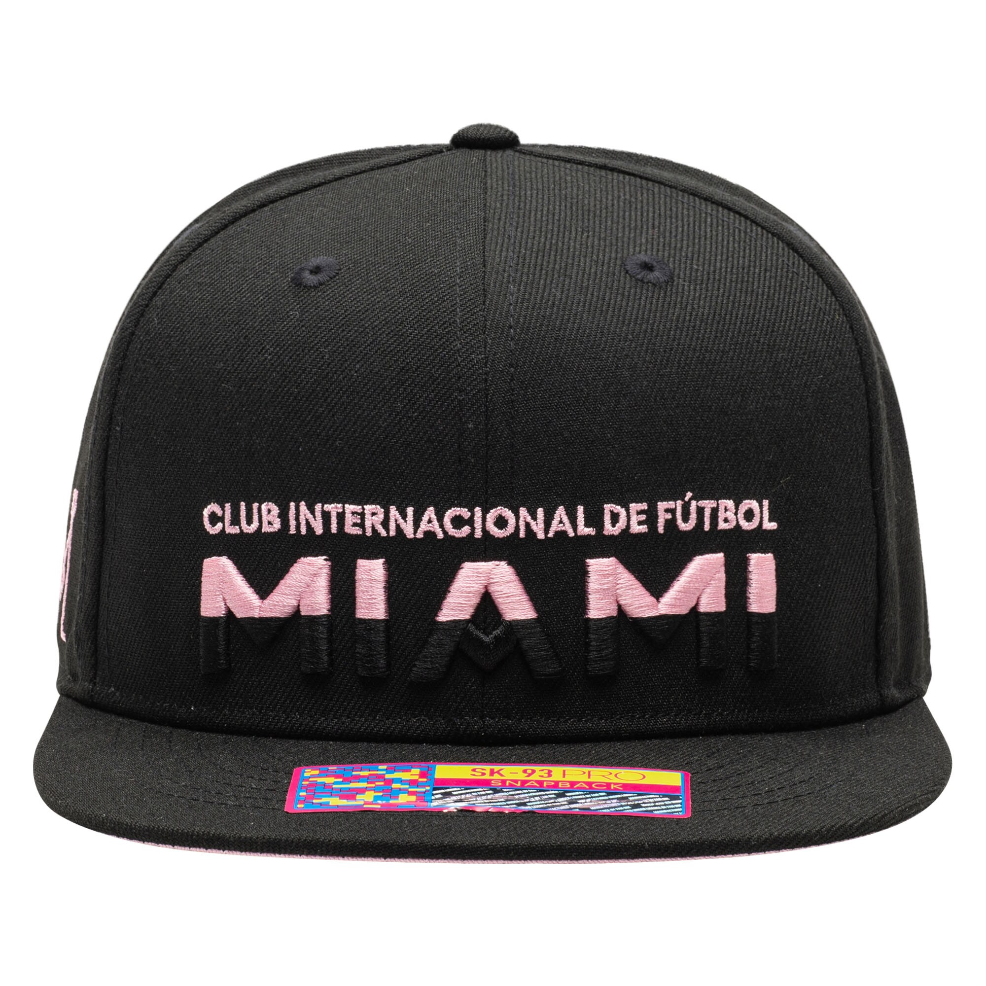 unisex inter miami cf black loyalty snapback hat | Inter Miami CF Jerseys, Hats, and MLS Fan Gear