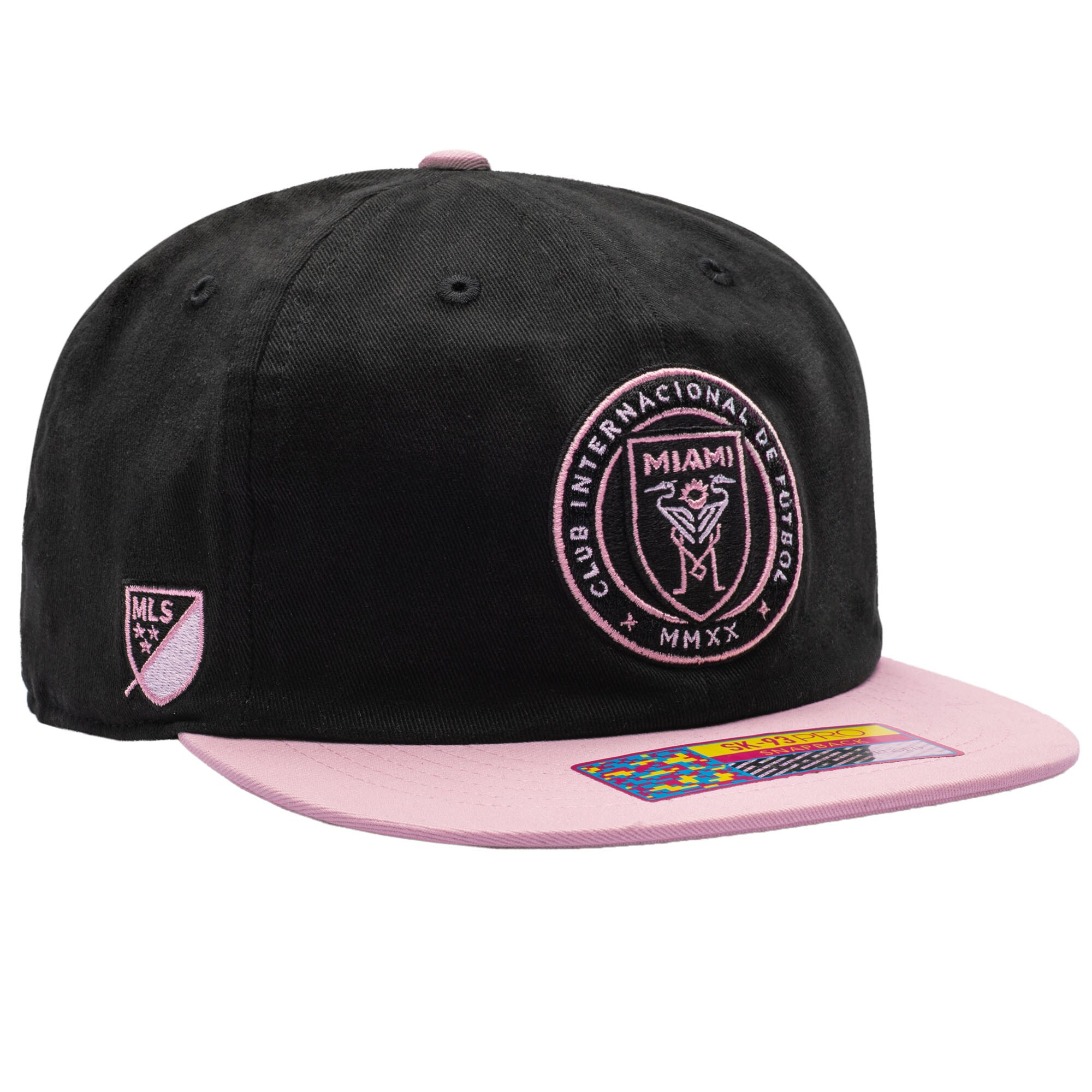 unisex inter miami cf black swingman snapback hat | Inter Miami CF Jerseys, Hats, and MLS Fan Gear