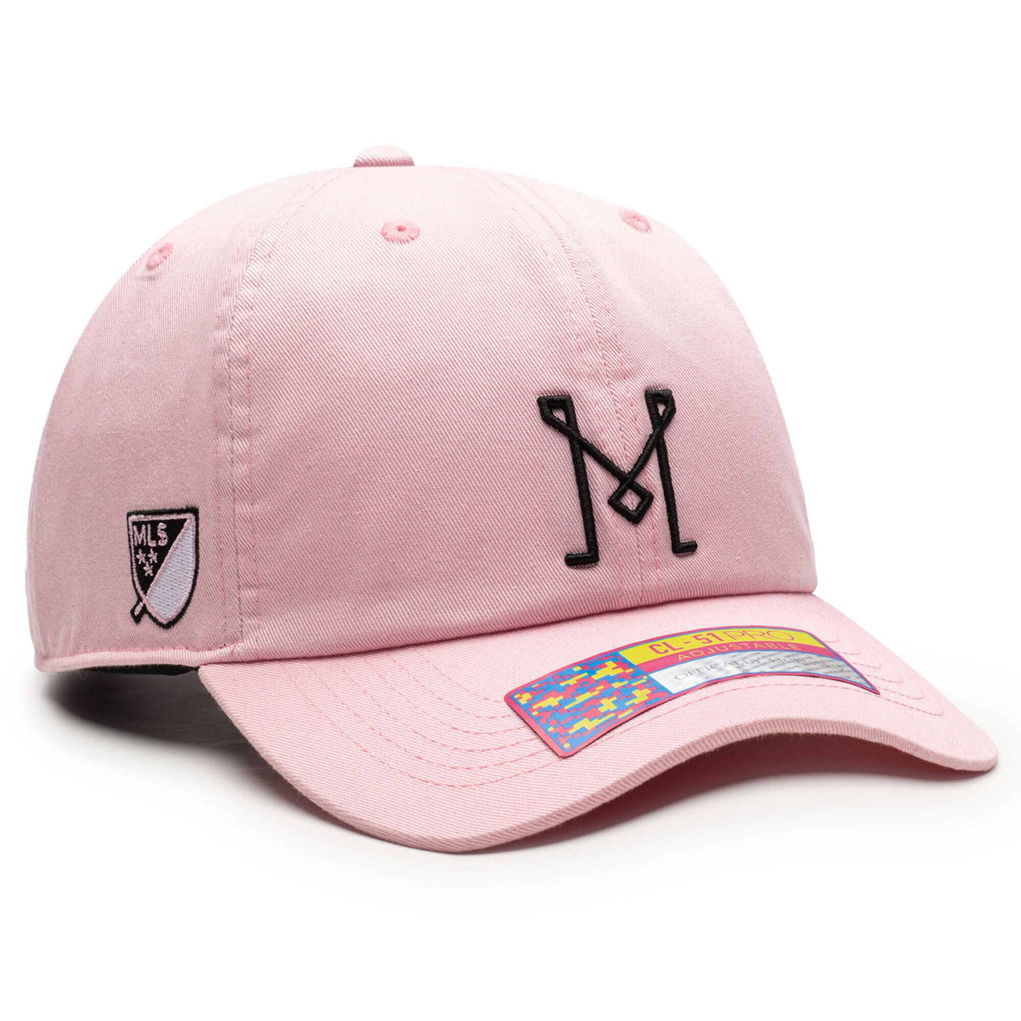unisex inter miami cf pink bambo classic adjustable hat | Inter Miami CF Jerseys, Hats, and MLS Fan Gear