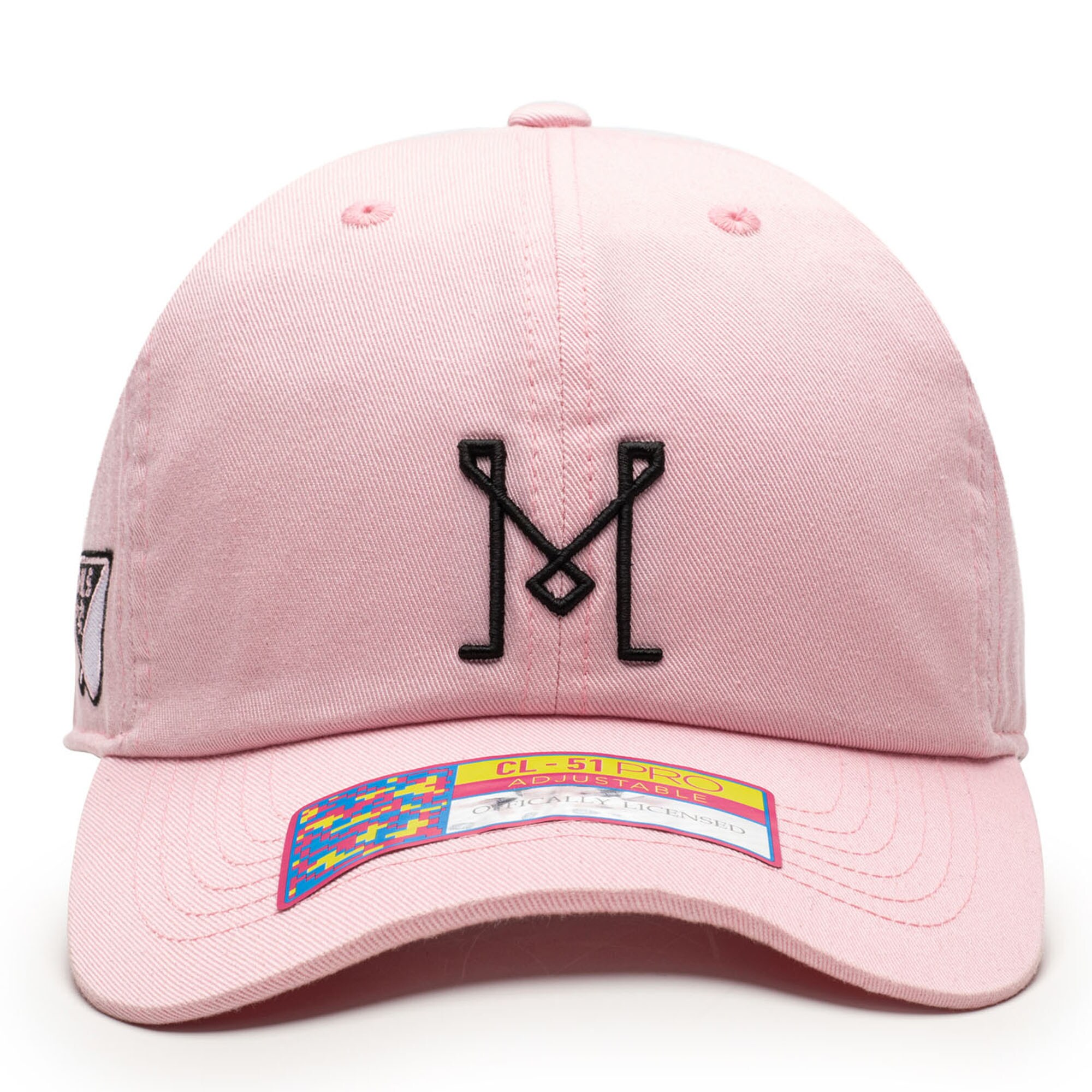 unisex inter miami cf pink bambo classic adjustable hat | Inter Miami CF Jerseys, Hats, and MLS Fan Gear