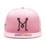 unisex inter miami cf pink dawn snapback hat | Inter Miami CF Jerseys, Hats, and MLS Fan Gear