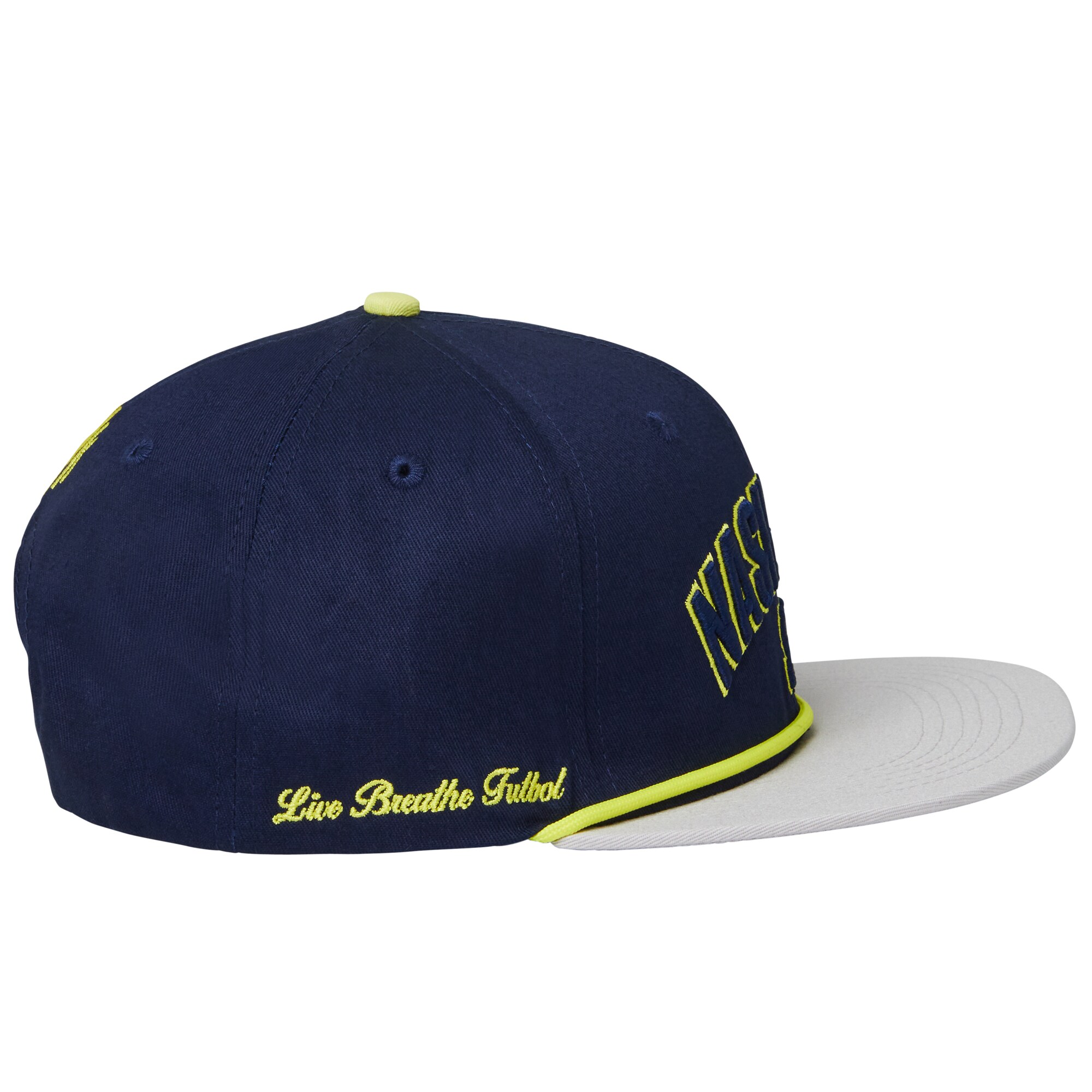 unisex nashville sc live breathe futbol navy snapback hat | Inter Miami CF Jerseys, Hats, and MLS Fan Gear