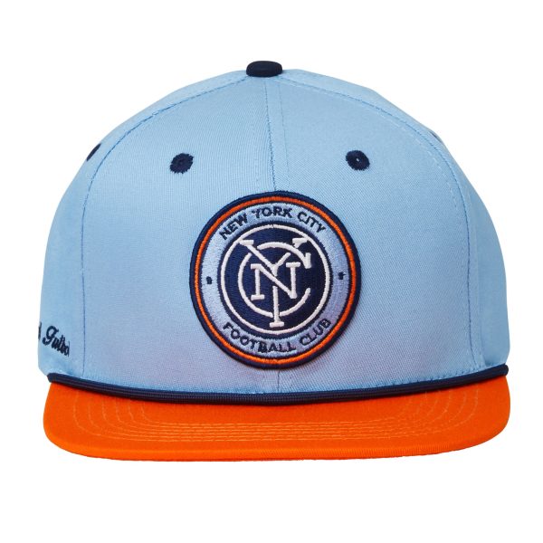 unisex new york city fc live breathe futbol light blue snapback hat | Inter Miami CF Jerseys, Hats, and MLS Fan Gear