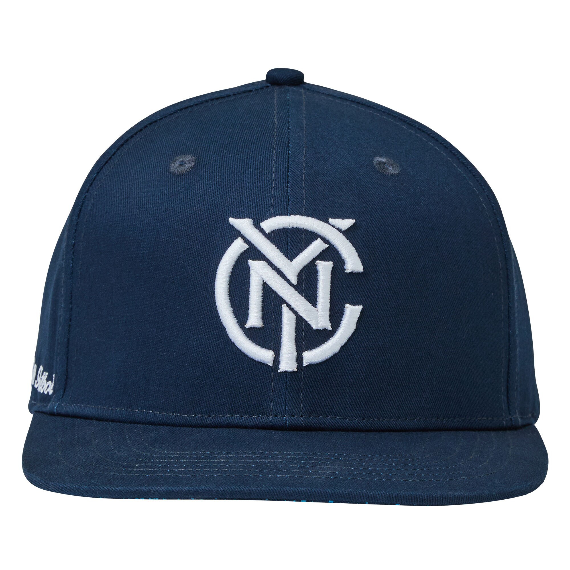 unisex new york city fc live breathe futbol navy monogram snapback hat | Inter Miami CF Jerseys, Hats, and MLS Fan Gear