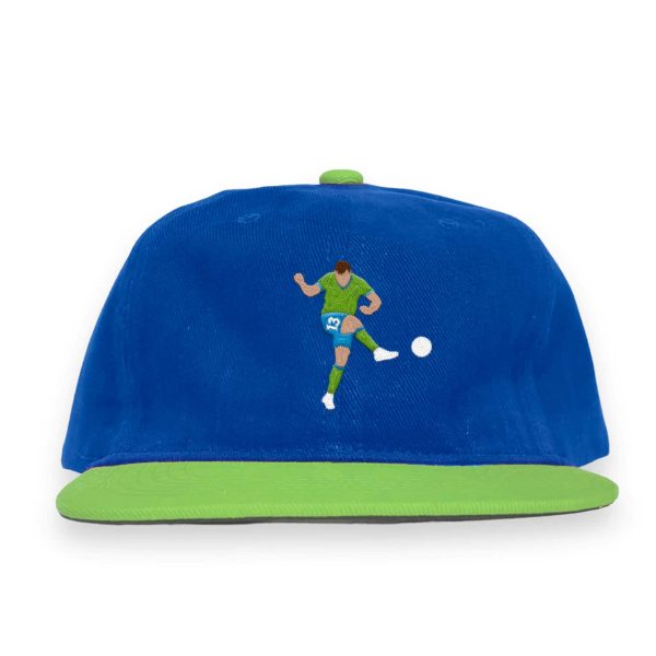unisex seattle sounders fc jordan morris blue player adjustable hat | Inter Miami CF Jerseys, Hats, and MLS Fan Gear