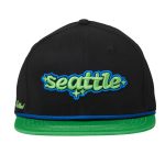 unisex seattle sounders fc live breathe futbol black snapback hat | Inter Miami CF Jerseys, Hats, and MLS Fan Gear