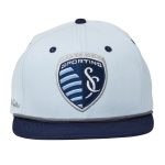 unisex sporting kansas city live breathe futbol light blue snapback hat | Inter Miami CF Jerseys, Hats, and MLS Fan Gear