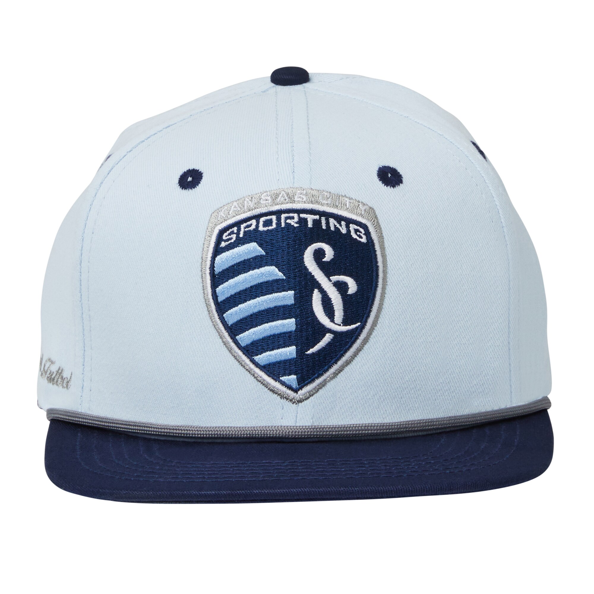 unisex sporting kansas city live breathe futbol light blue snapback hat | Inter Miami CF Jerseys, Hats, and MLS Fan Gear