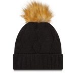 women8217s atlanta united fc new era black snowy cuffed knit hat with pom | Inter Miami CF Jerseys, Hats, and MLS Fan Gear