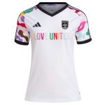 women8217s austin fc adidas white 2023 pride pre-match top | Inter Miami CF Jerseys, Hats, and MLS Fan Gear