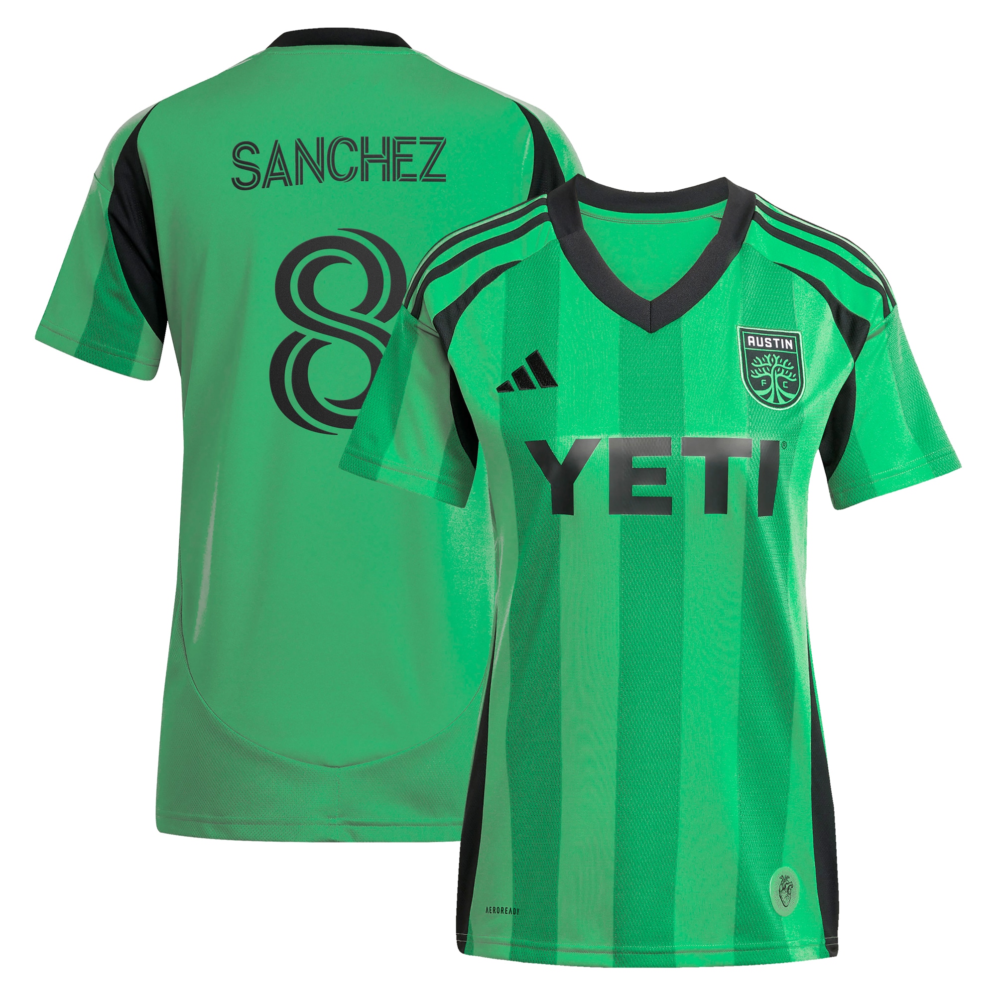 women8217s austin fc ilie sanchez adidas green 2025 the heartbeat kit replica player jersey | Inter Miami CF Jerseys, Hats, and MLS Fan Gear