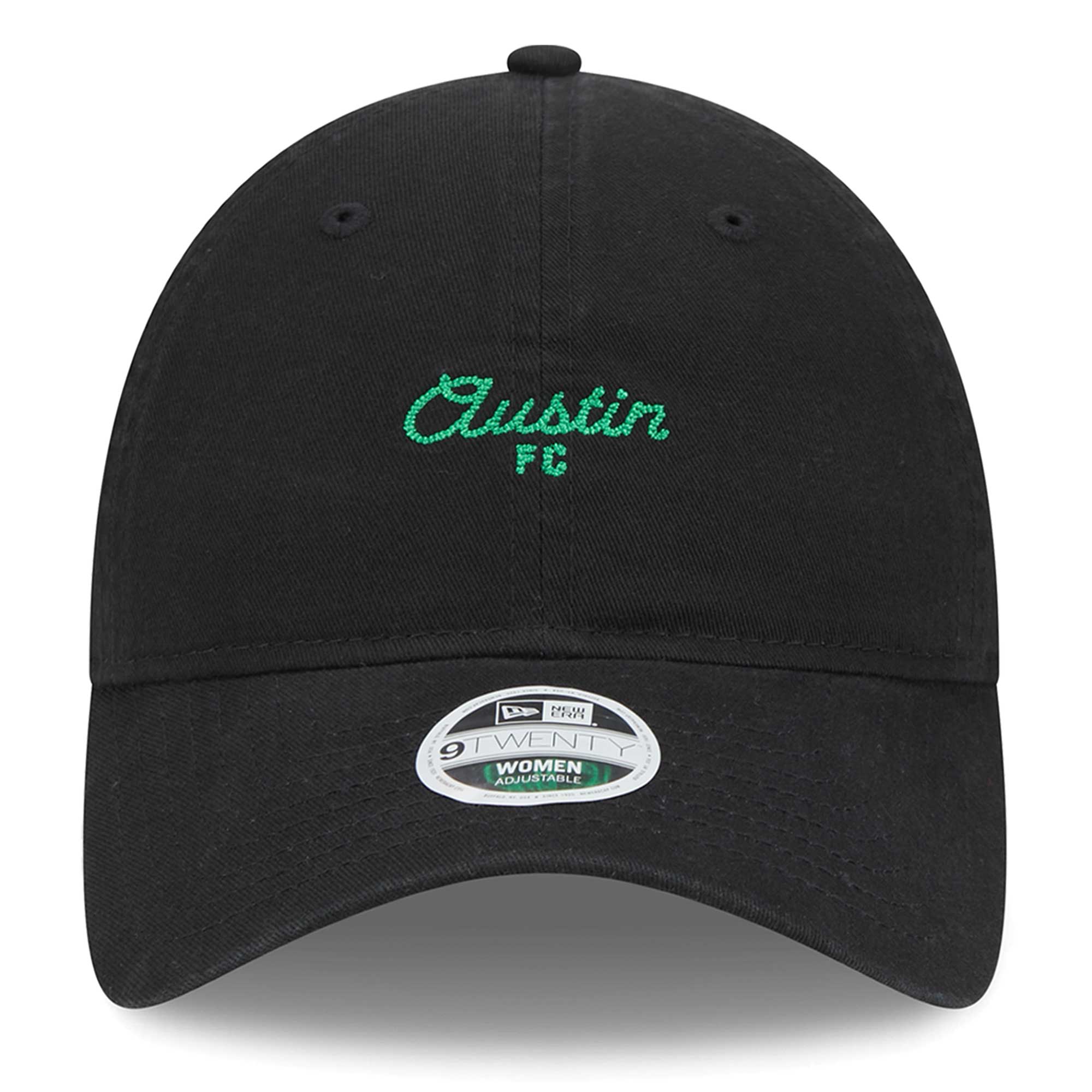 women8217s austin fc new era black throwback 9twenty adjustable hat | Inter Miami CF Jerseys, Hats, and MLS Fan Gear
