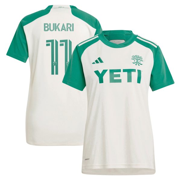 women8217s austin fc osman bukari adidas tan 2024 the armadillo kit replica player jersey | Inter Miami CF Jerseys, Hats, and MLS Fan Gear