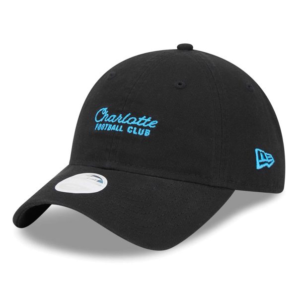 women8217s charlotte fc new era black throwback 9twenty adjustable hat | Inter Miami CF Jerseys, Hats, and MLS Fan Gear