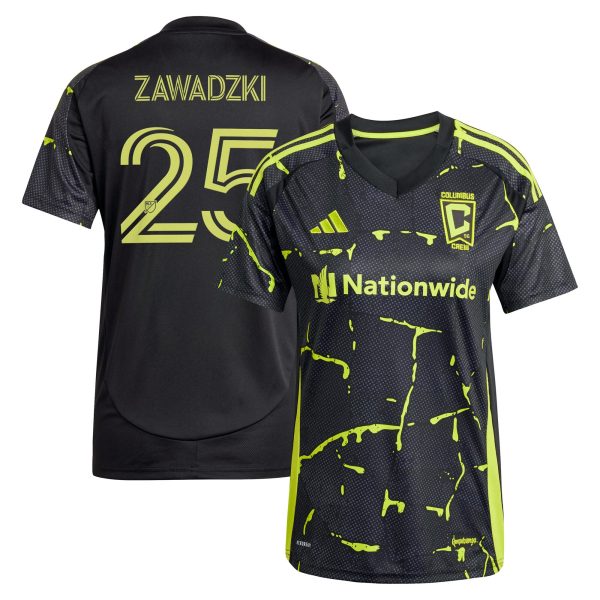 women8217s columbus crew sean zawadzki adidas black 2025 the goosebumps kit replica player jersey | Inter Miami CF Jerseys, Hats, and MLS Fan Gear