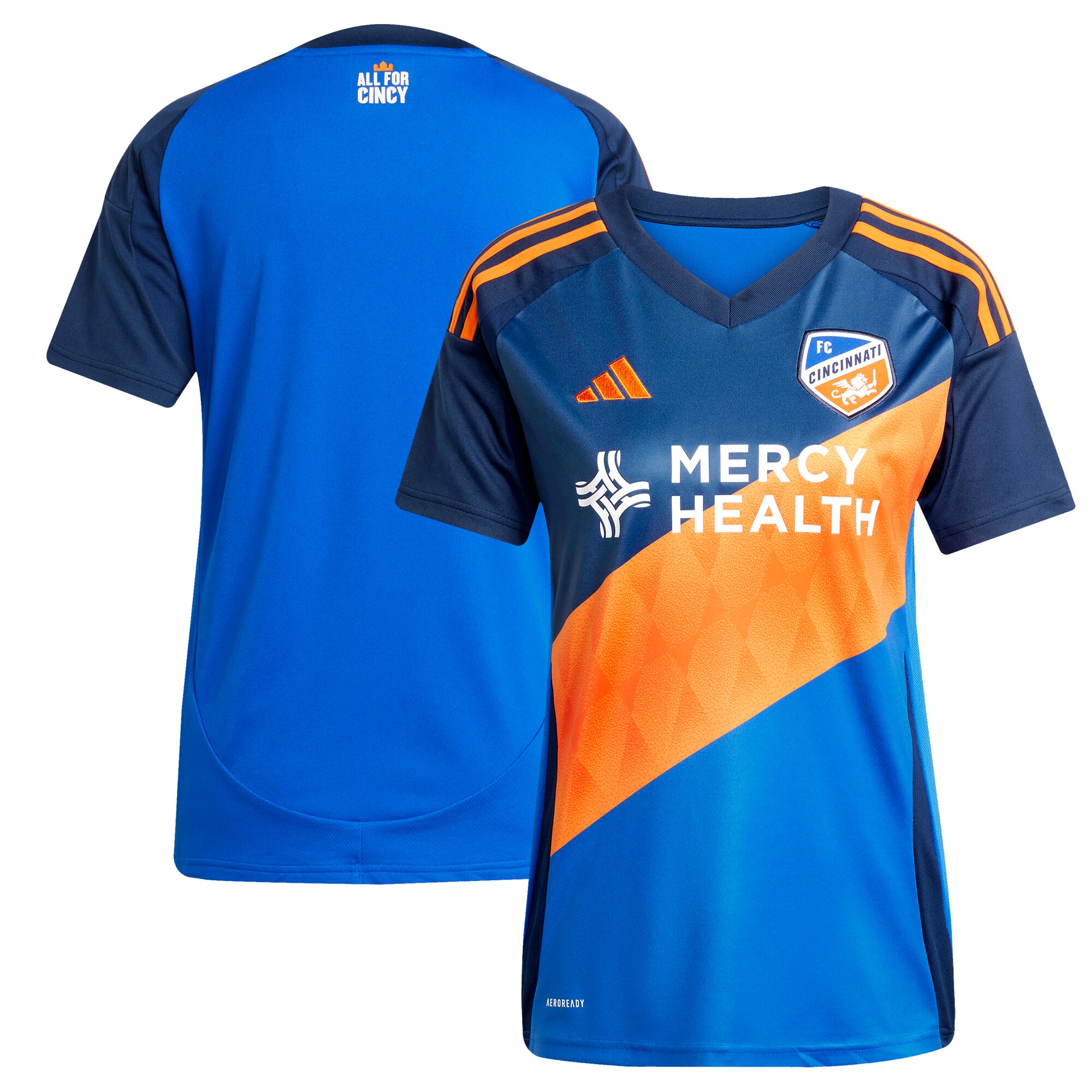 women8217s fc cincinnati adidas blue 2025 orange and blue legacy kit replica jersey | Inter Miami CF Jerseys, Hats, and MLS Fan Gear