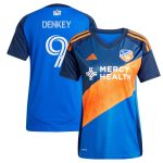women8217s fc cincinnati kévin denkey adidas blue 2025 orange and blue legacy kit replica player jersey | Inter Miami CF Jerseys, Hats, and MLS Fan Gear