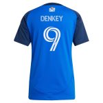 women8217s fc cincinnati kévin denkey adidas blue 2025 orange and blue legacy kit replica player jersey | Inter Miami CF Jerseys, Hats, and MLS Fan Gear