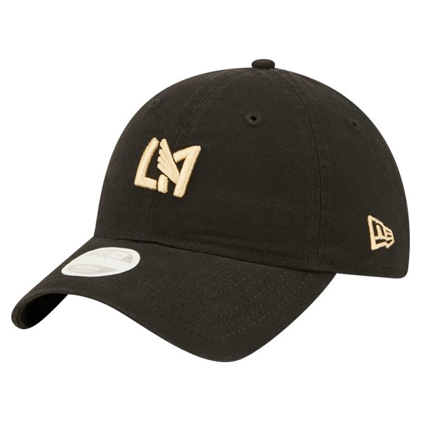 women8217s lafc new era black icon 9twenty adjustable hat | Inter Miami CF Jerseys, Hats, and MLS Fan Gear