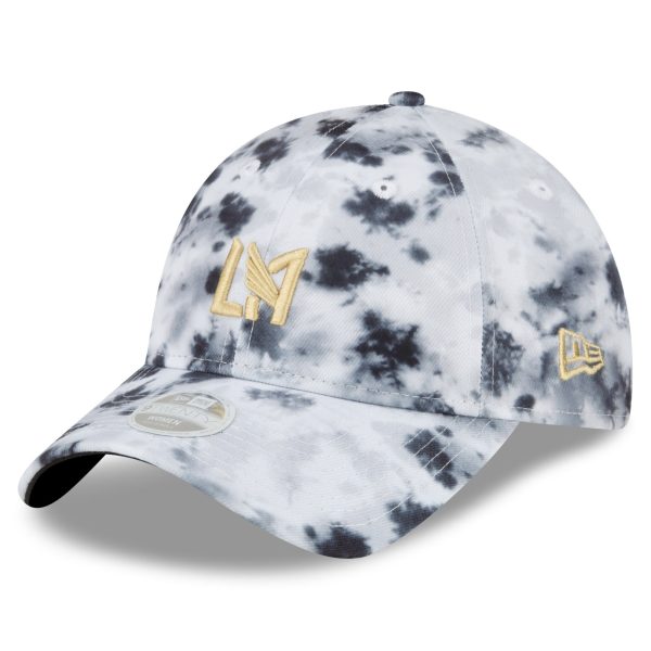 women8217s lafc new era black tie-dye 9twenty adjustable hat | Inter Miami CF Jerseys, Hats, and MLS Fan Gear