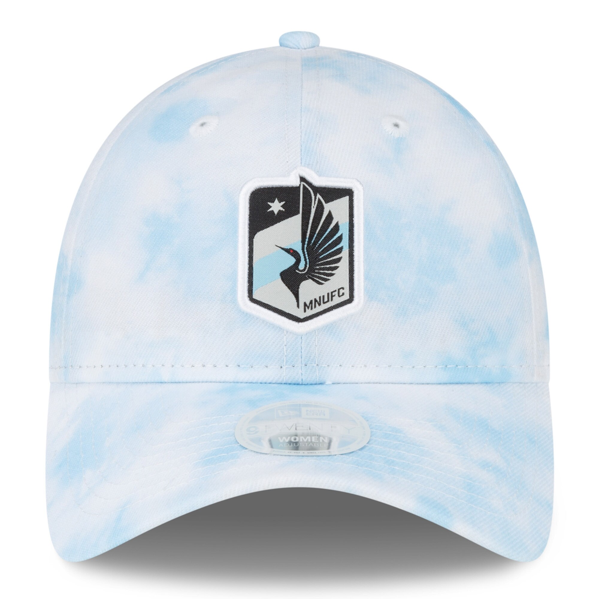 women8217s minnesota united fc new era light blue tie-dye 9twenty adjustable hat | Inter Miami CF Jerseys, Hats, and MLS Fan Gear