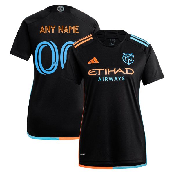 women8217s new york city fc adidas black 2024 247 kit replica custom jersey | Inter Miami CF Jerseys, Hats, and MLS Fan Gear
