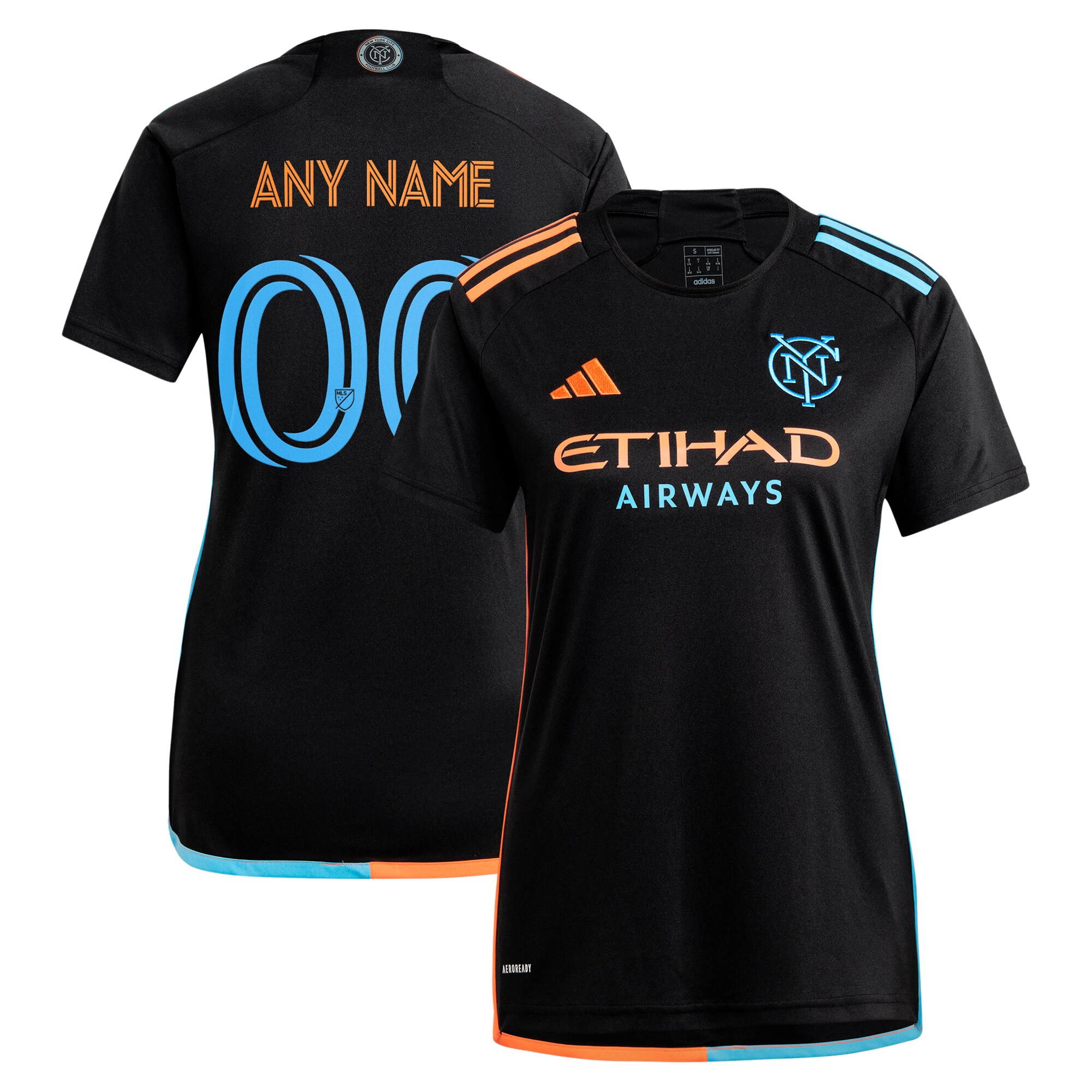 women8217s new york city fc adidas black 2024 247 kit replica custom jersey | Inter Miami CF Jerseys, Hats, and MLS Fan Gear