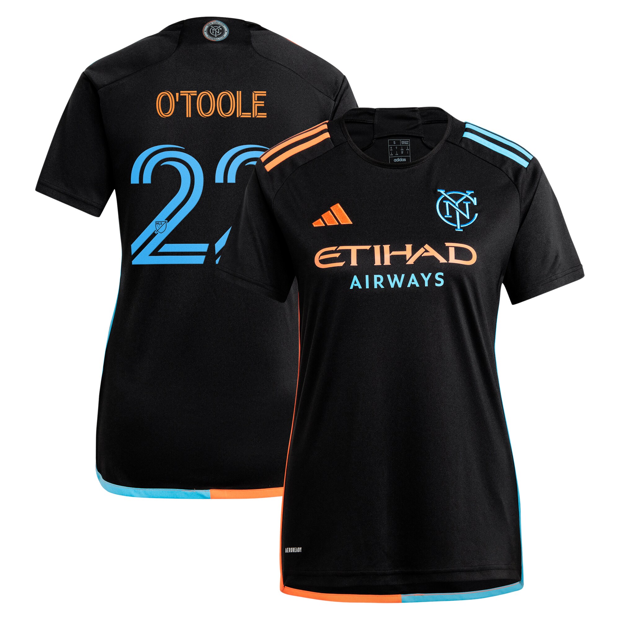 women8217s new york city fc kevin o8217toole adidas black 2024 247 kit replica player jersey | Inter Miami CF Jerseys, Hats, and MLS Fan Gear