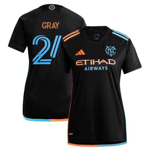 women8217s new york city fc tayvon gray adidas black 2024 247 kit replica player jersey | Inter Miami CF Jerseys, Hats, and MLS Fan Gear