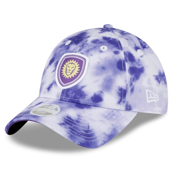 women8217s orlando city sc new era purple tie-dye 9twenty adjustable hat | Inter Miami CF Jerseys, Hats, and MLS Fan Gear