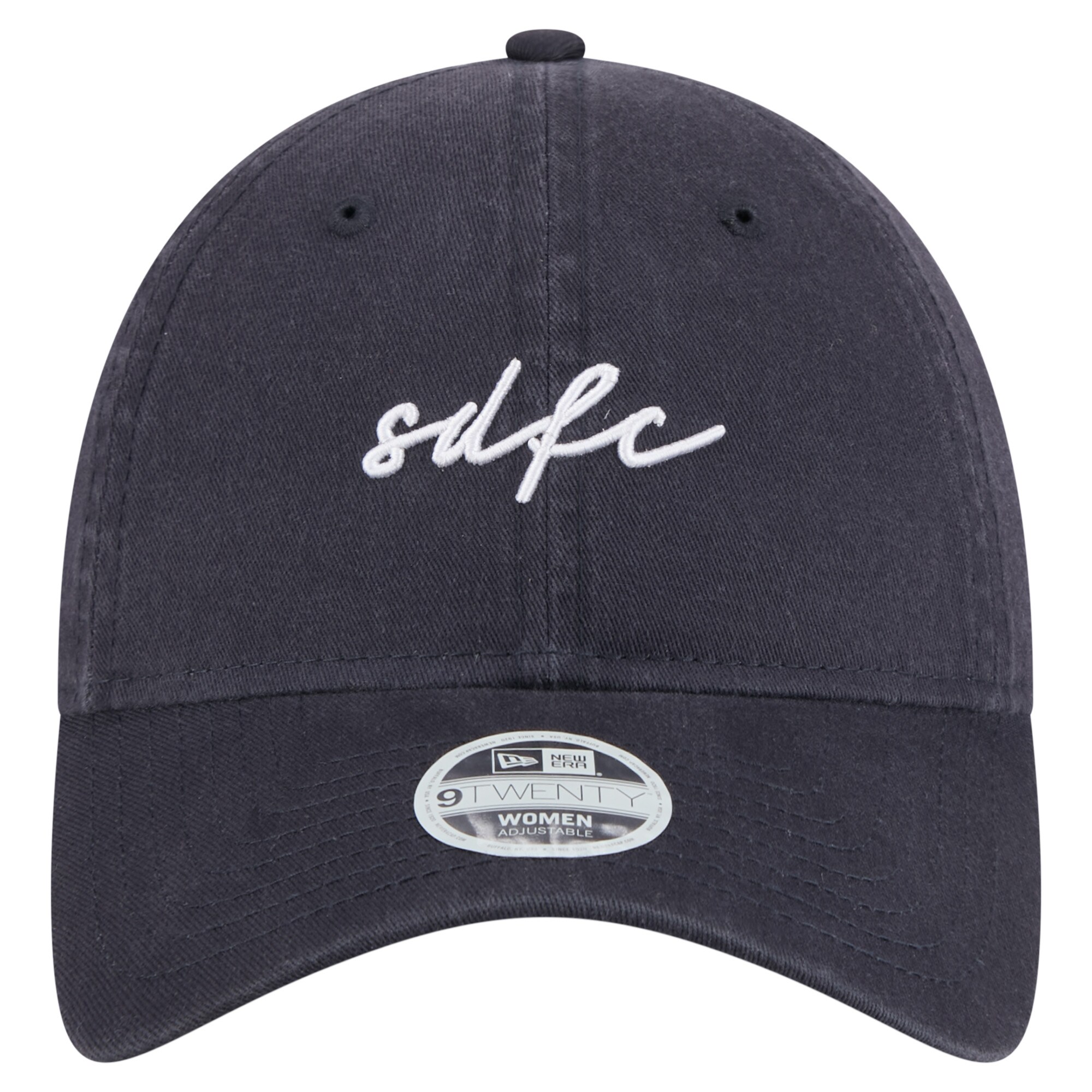 women8217s san diego fc new era navy script 9twenty adjustable hat | Inter Miami CF Jerseys, Hats, and MLS Fan Gear