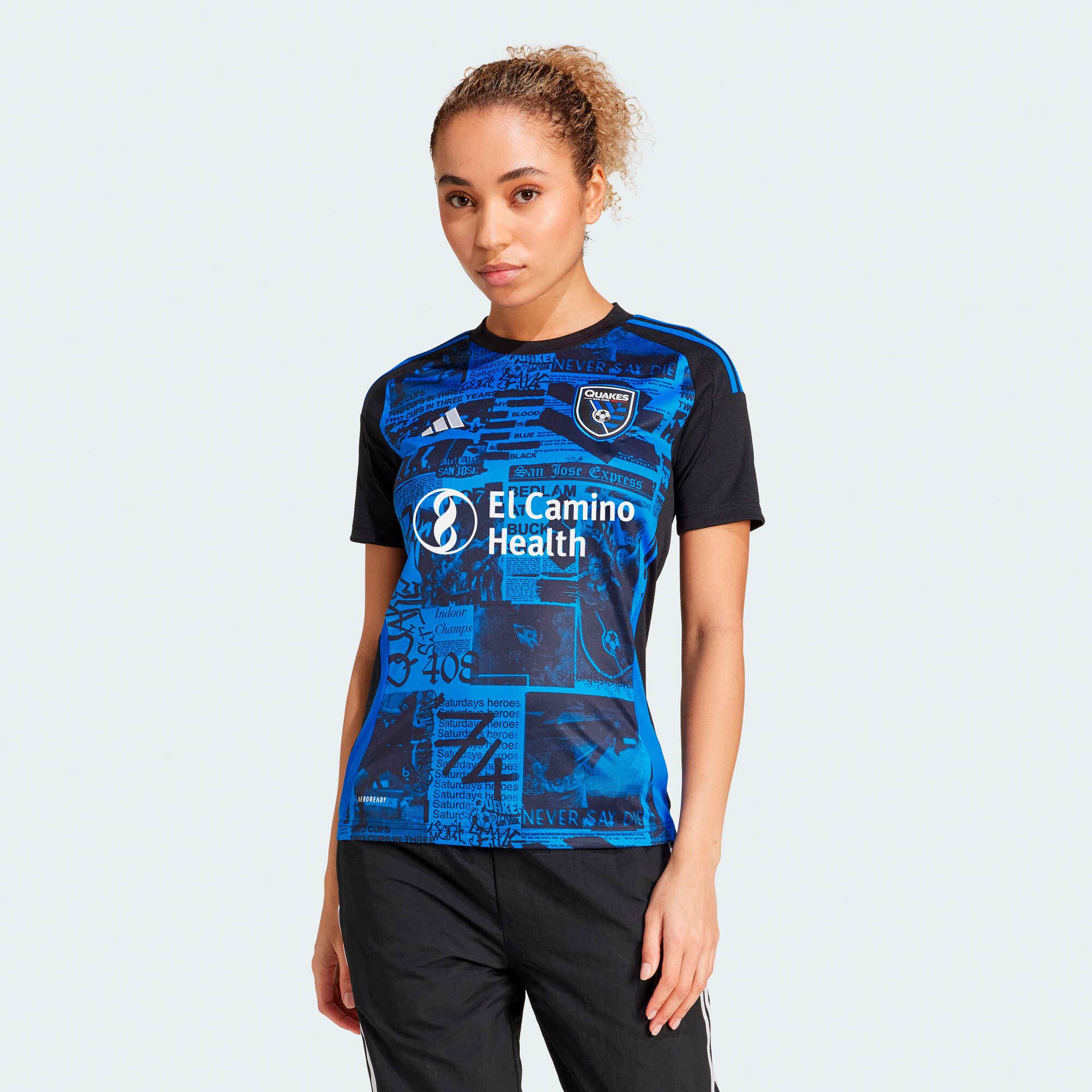 women8217s san jose earthquakes adidas black 2025 headliner replica jersey | Inter Miami CF Jerseys, Hats, and MLS Fan Gear