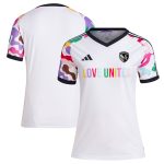 women8217s sporting kansas city adidas white 2023 pride pre-match top | Inter Miami CF Jerseys, Hats, and MLS Fan Gear