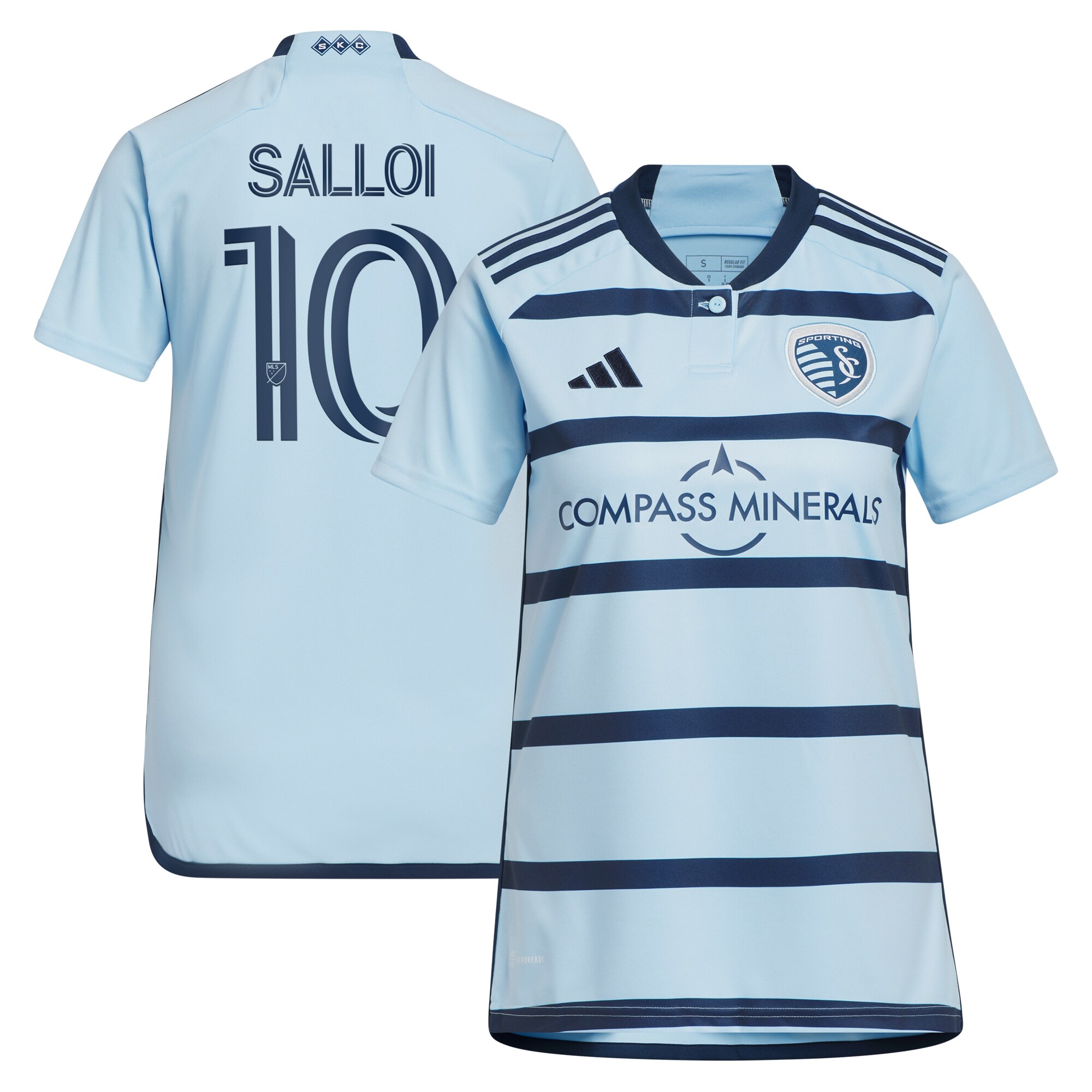 women8217s sporting kansas city daniel salloi adidas light blue 2024 hoops 4.0 replica player jersey | Inter Miami CF Jerseys, Hats, and MLS Fan Gear