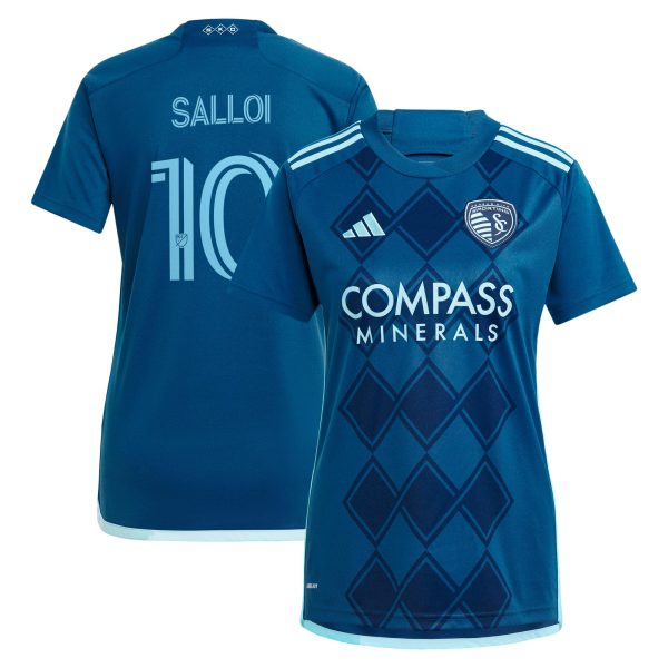 women8217s sporting kansas city daniel salloi adidas navy 2024 diamonds our forever replica player jersey | Inter Miami CF Jerseys, Hats, and MLS Fan Gear