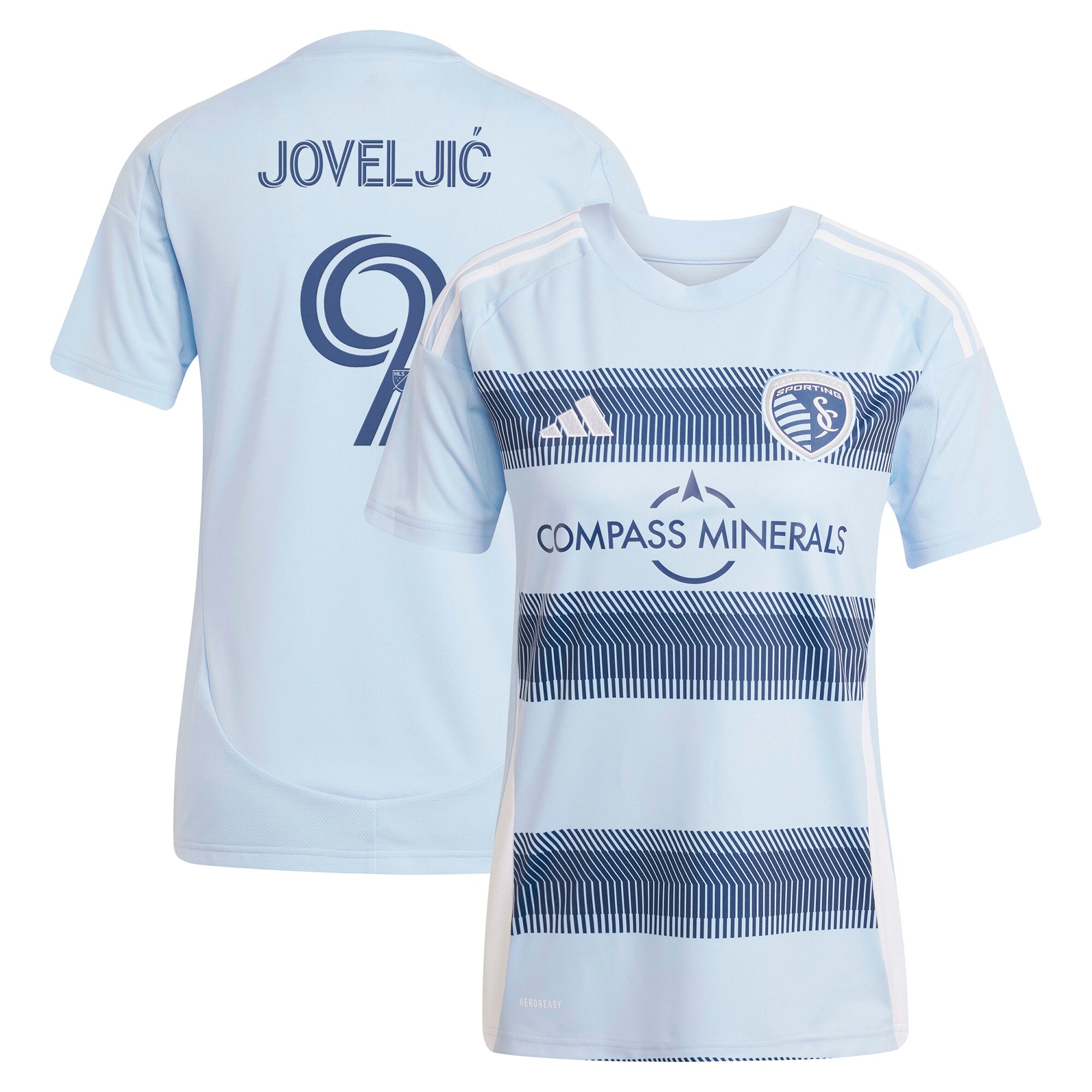 women8217s sporting kansas city dejan joveljic adidas light blue 2025 one kc replica player jersey | Inter Miami CF Jerseys, Hats, and MLS Fan Gear
