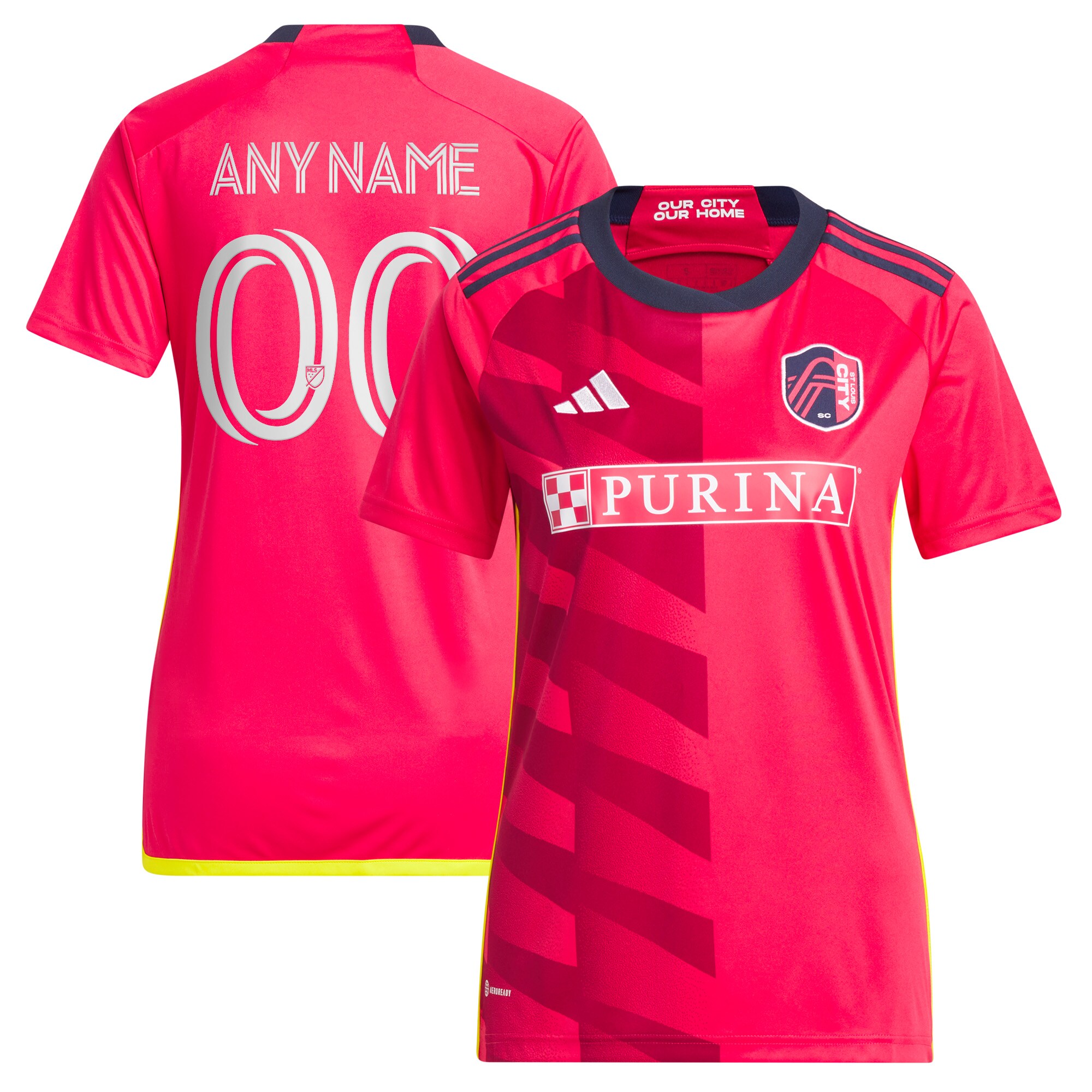 women8217s st. louis city sc adidas red 2023 city kit replica custom jersey | Inter Miami CF Jerseys, Hats, and MLS Fan Gear