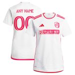 women8217s st. louis city sc adidas white 2024 the confluence kit replica custom jersey | Inter Miami CF Jerseys, Hats, and MLS Fan Gear