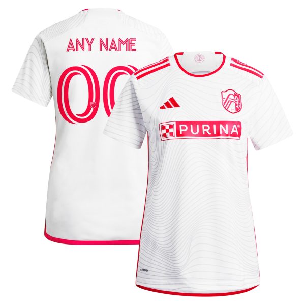 women8217s st. louis city sc adidas white 2024 the confluence kit replica custom jersey | Inter Miami CF Jerseys, Hats, and MLS Fan Gear