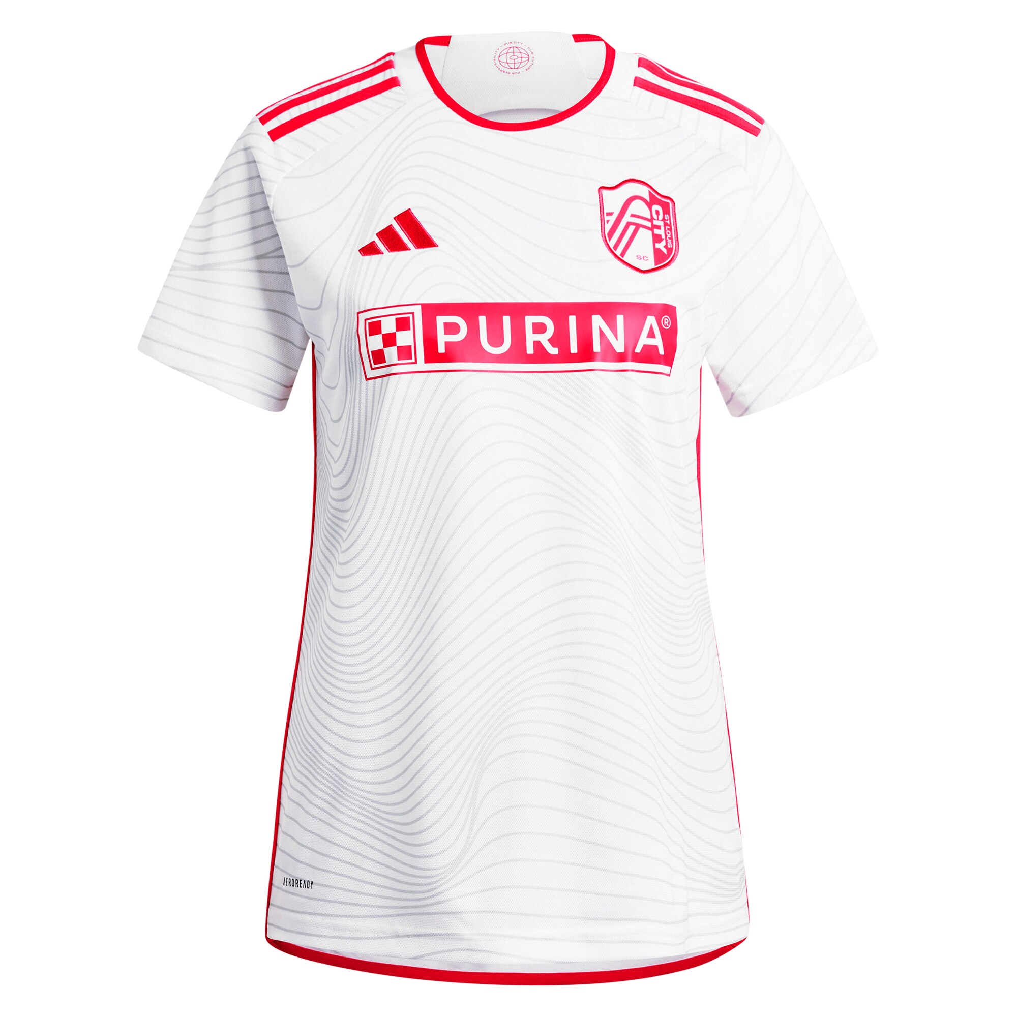women8217s st. louis city sc adidas white 2024 the confluence kit replica jersey | Inter Miami CF Jerseys, Hats, and MLS Fan Gear