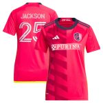 women8217s st. louis city sc aziel jackson adidas red 2024 the spirit kit replica player jersey | Inter Miami CF Jerseys, Hats, and MLS Fan Gear