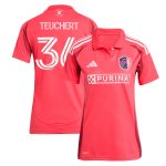 women8217s st. louis city sc cedric teuchert adidas pink 2025 forever city red replica player jersey | Inter Miami CF Jerseys, Hats, and MLS Fan Gear